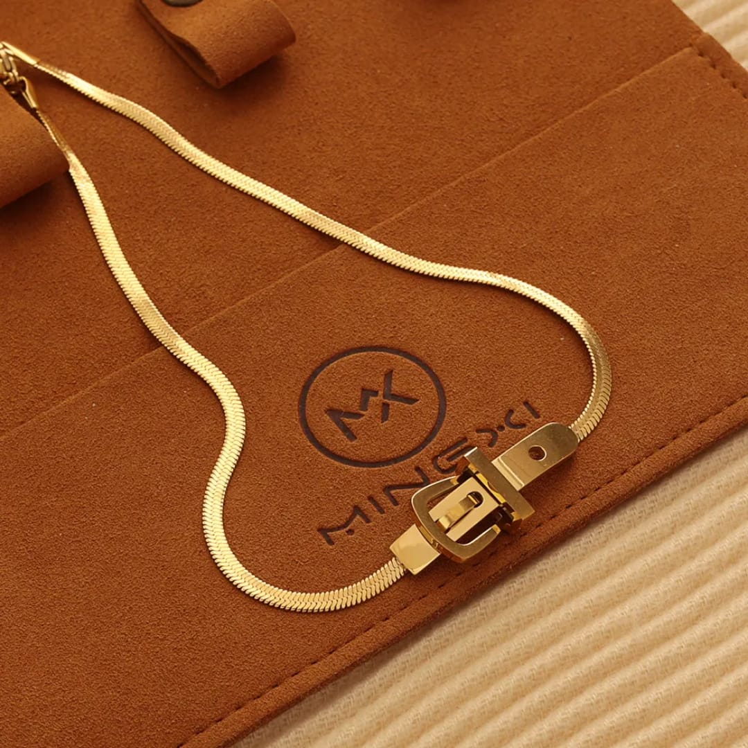 Belt Buckle Chain Necklace