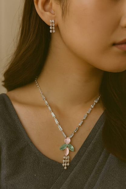 Pastel Bloom Statement Set