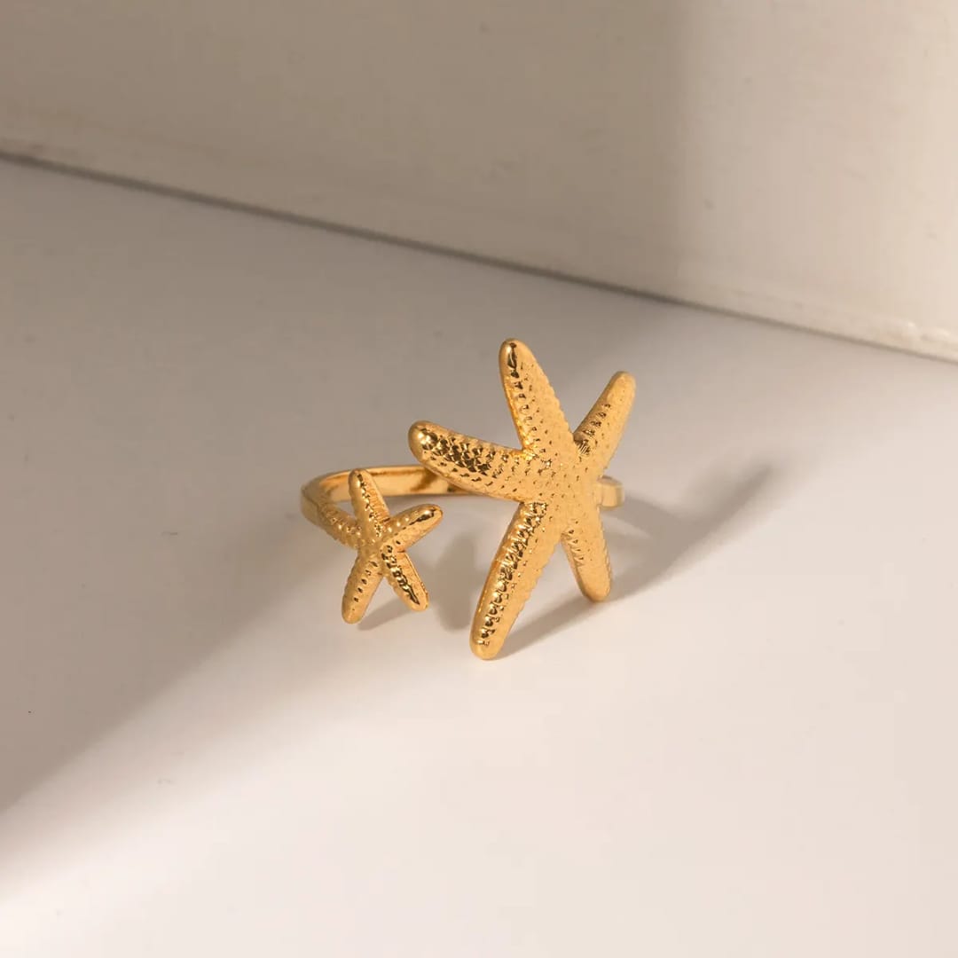 Starfish Adjustable Ring