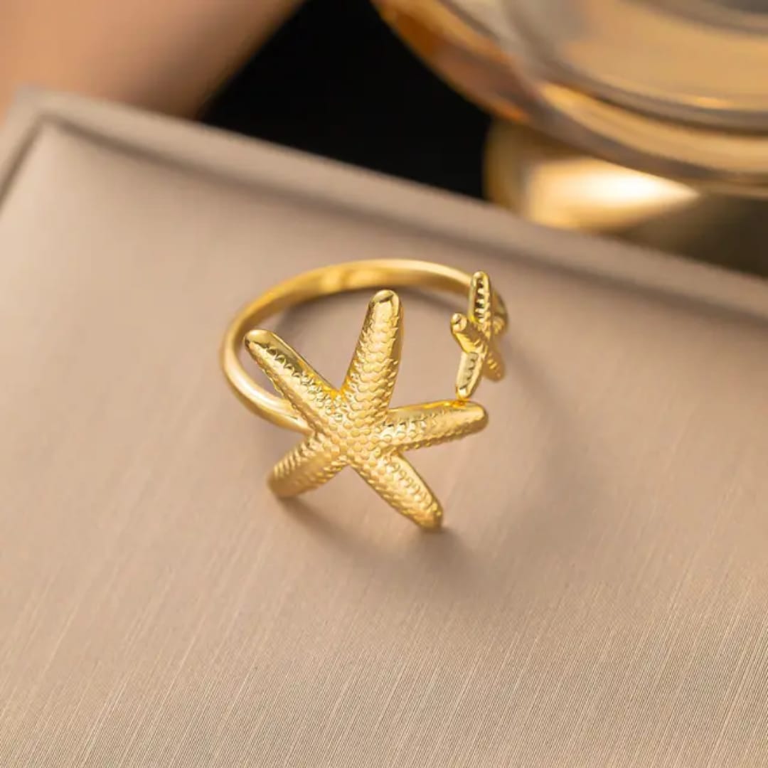 Starfish Adjustable Ring