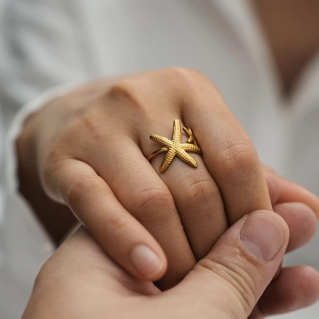 Starfish Adjustable Ring