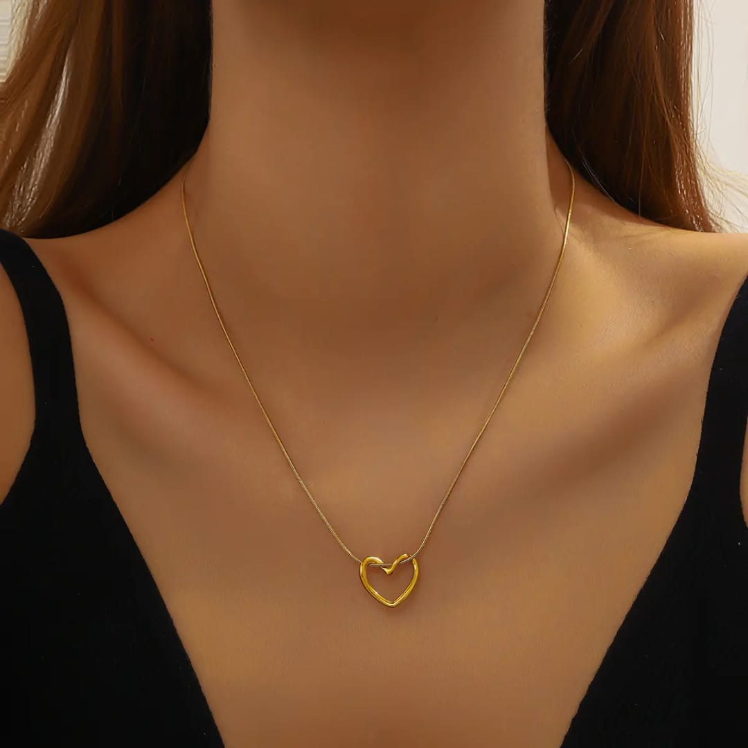 Open Heart Necklace