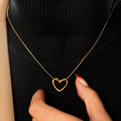 Open Heart Necklace