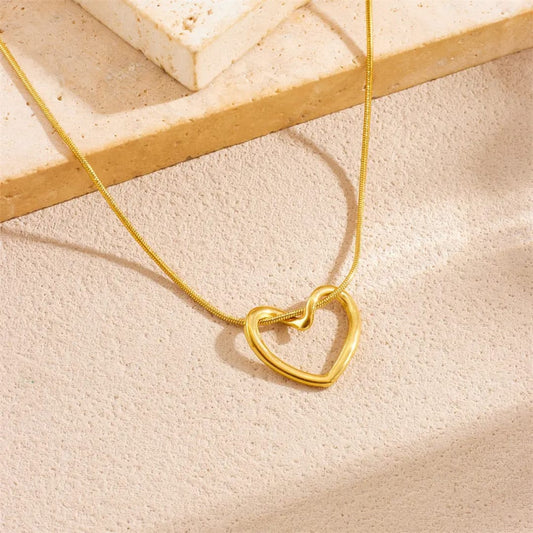 Open Heart Necklace