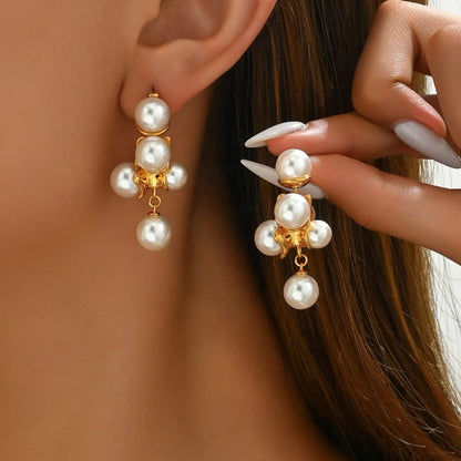 Pearl Cascade Earrings