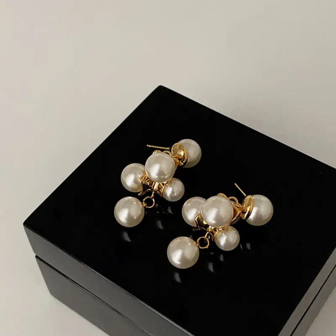 Pearl Cascade Earrings