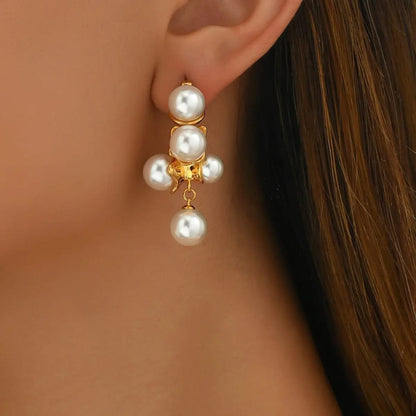 Pearl Cascade Earrings