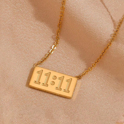 11:11 Bar Necklace