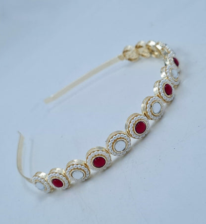 Crimson Radiance Ornamental Headband