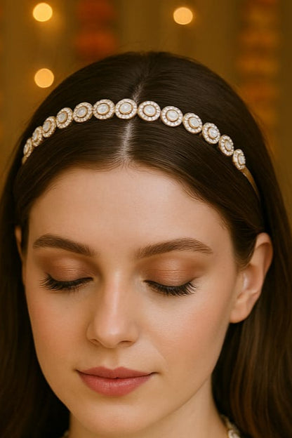 Ivory Halo Embellished Headband