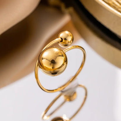 Orbit Dual Sphere Ring