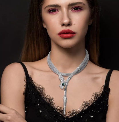Serpentine Collar Necklace
