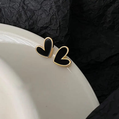 Tear Drop Heart Earrings