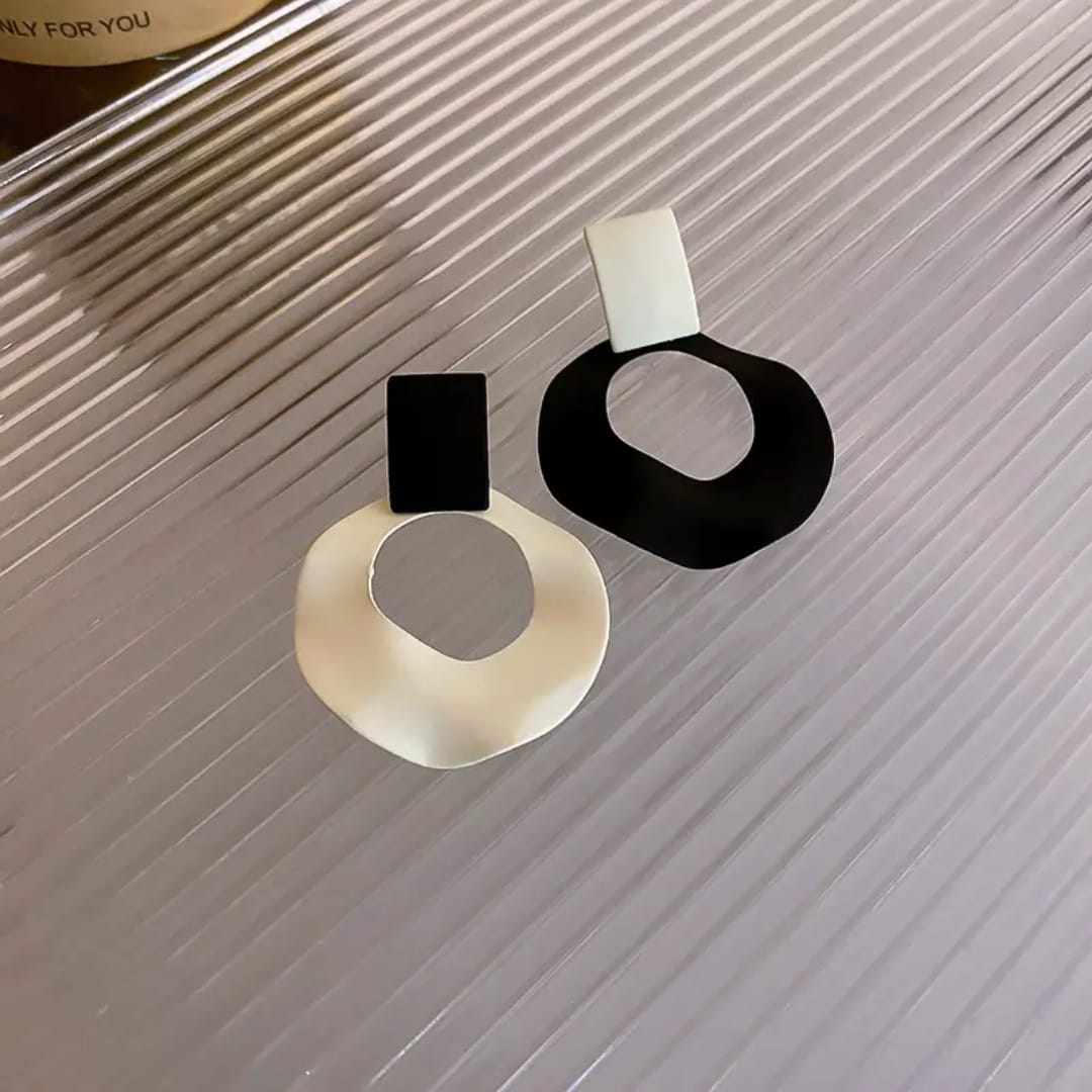 Chunky Open Circle Earrings