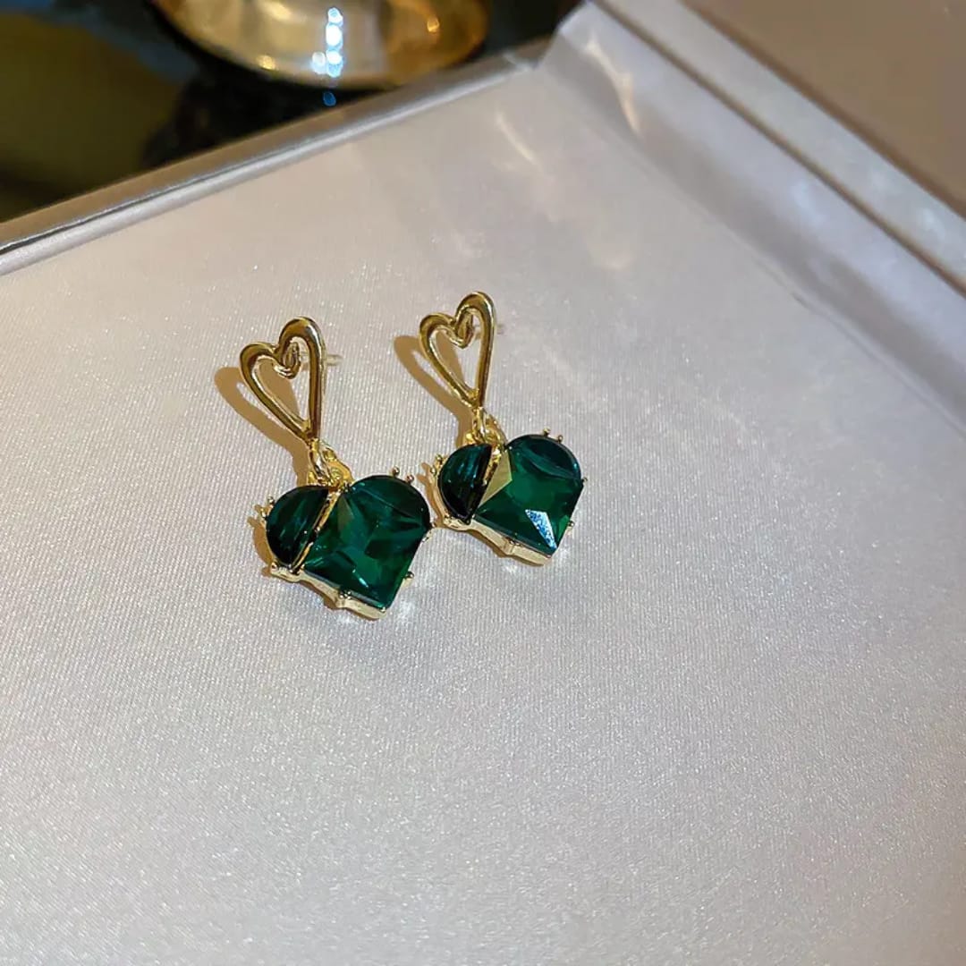 Heartline Drop Earrings