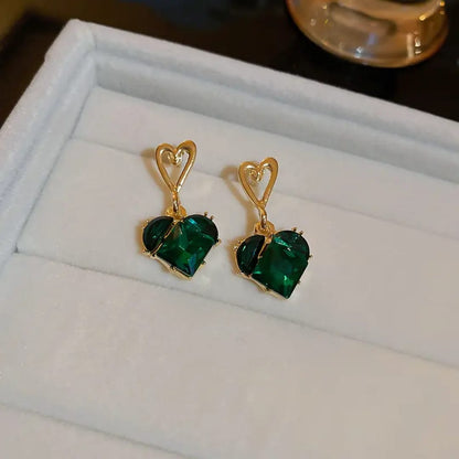 Heartline Drop Earrings