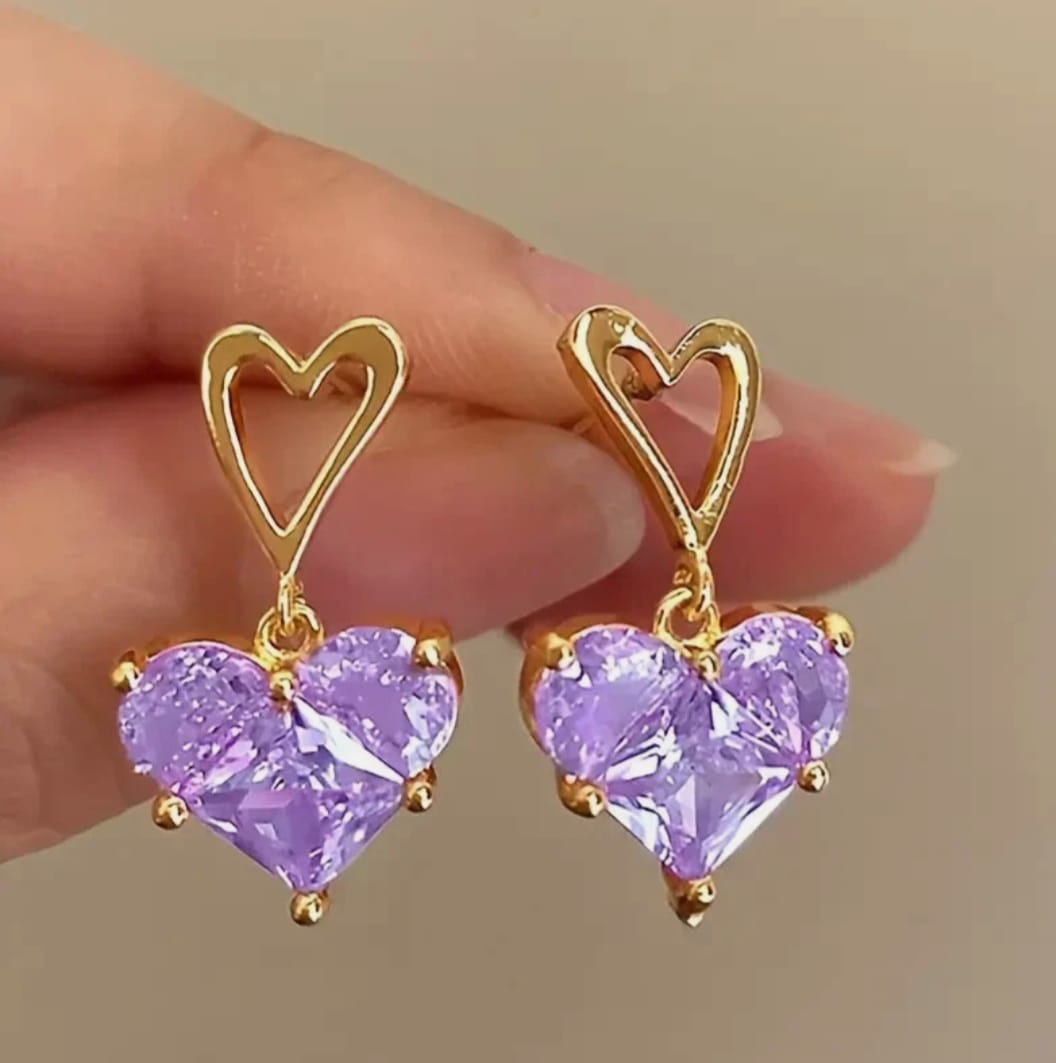 Heartline Drop Earrings