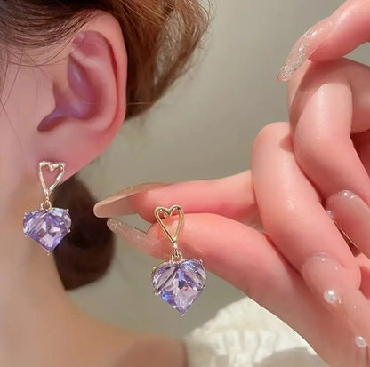 Heartline Drop Earrings