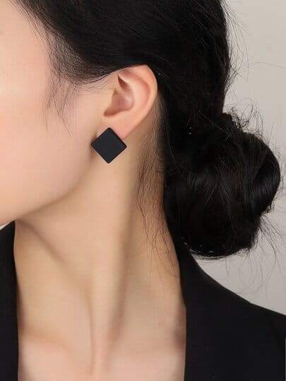 Contemporary Contrast Earrings