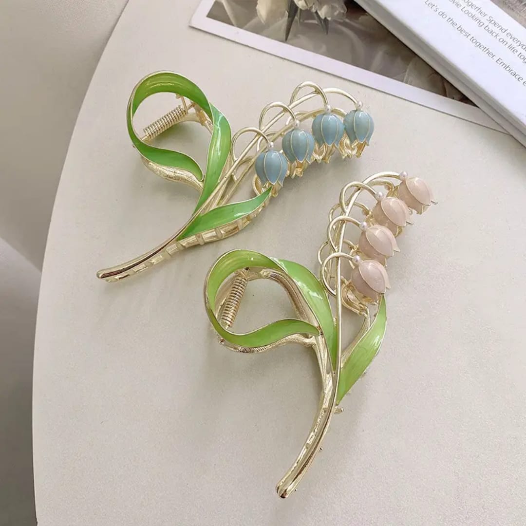 Pastel Bloom Hair Clips