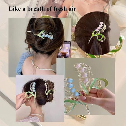 Pastel Bloom Hair Clips