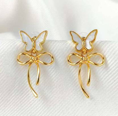 Butterfly & Bow Earrings