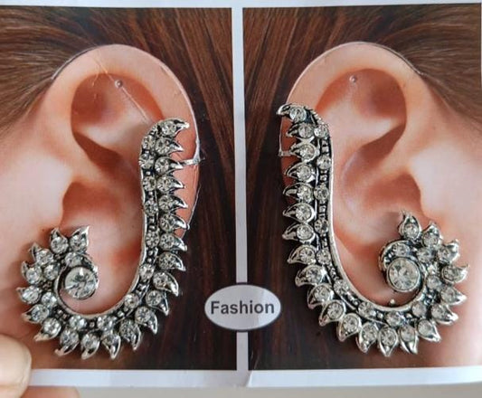 Crystal Vine Ear Cuffs