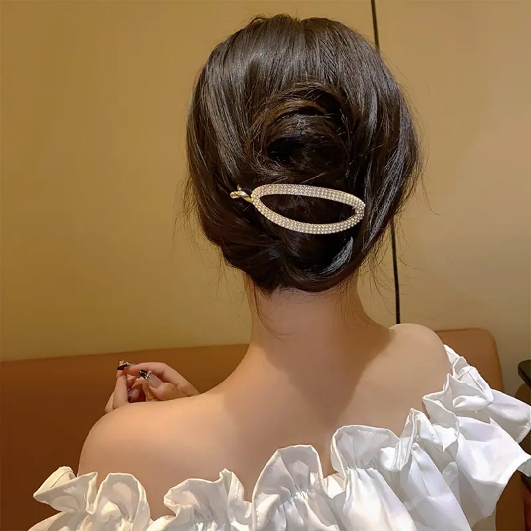 Crystal Halo Hair Clip