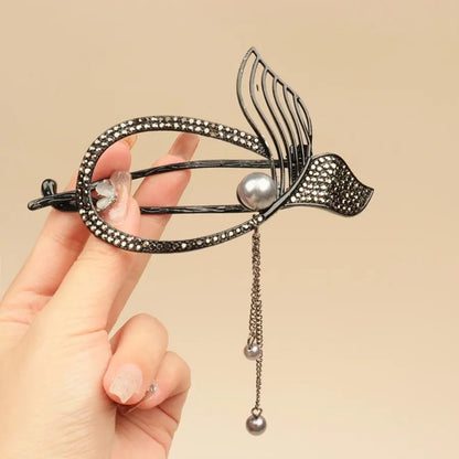 Pearl Butterfly Hair Clip