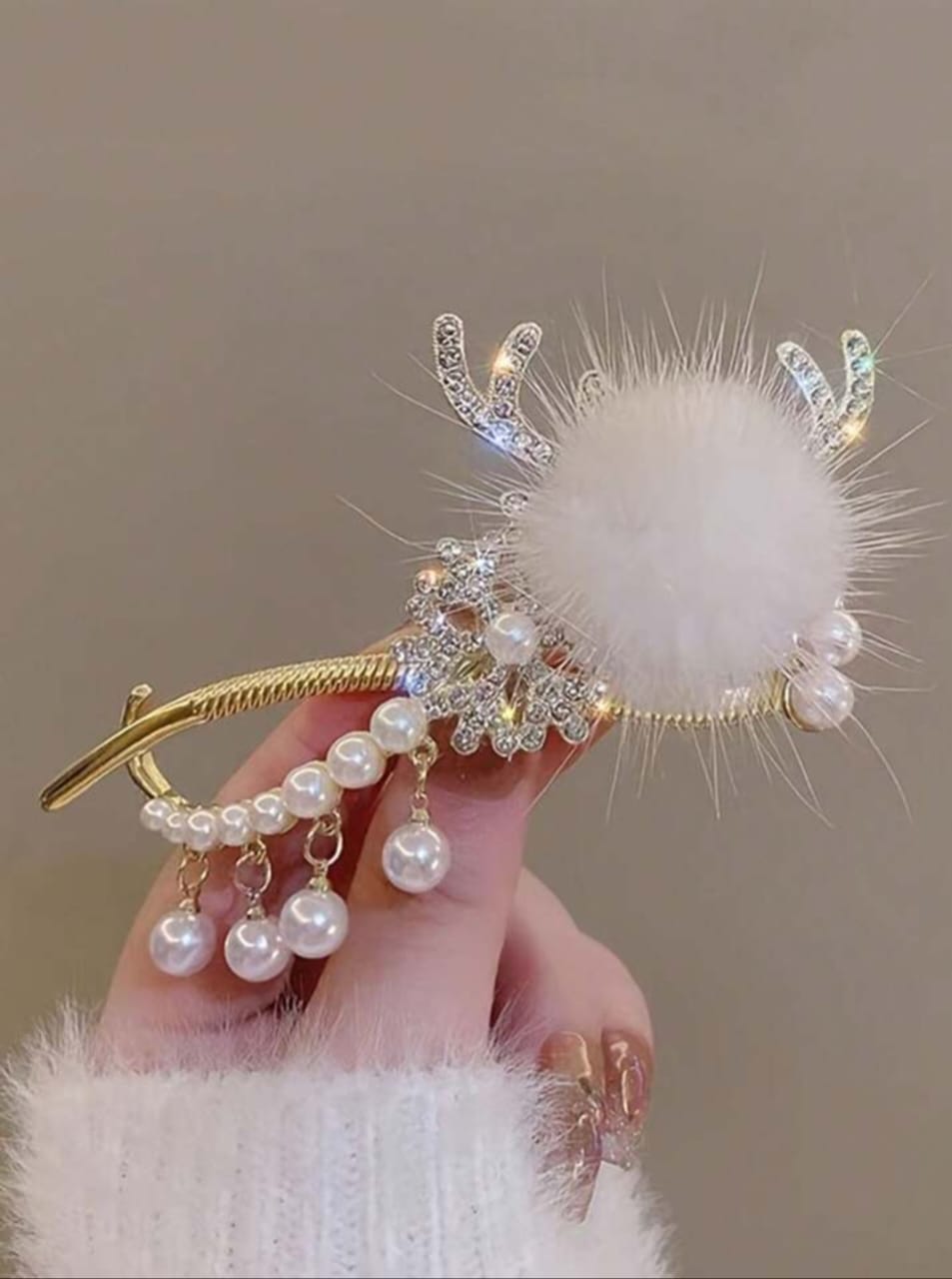 Winter Bloom Hair Clip