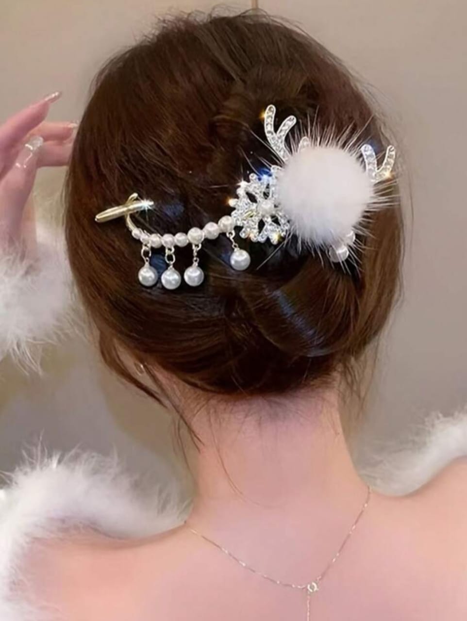 Winter Bloom Hair Clip