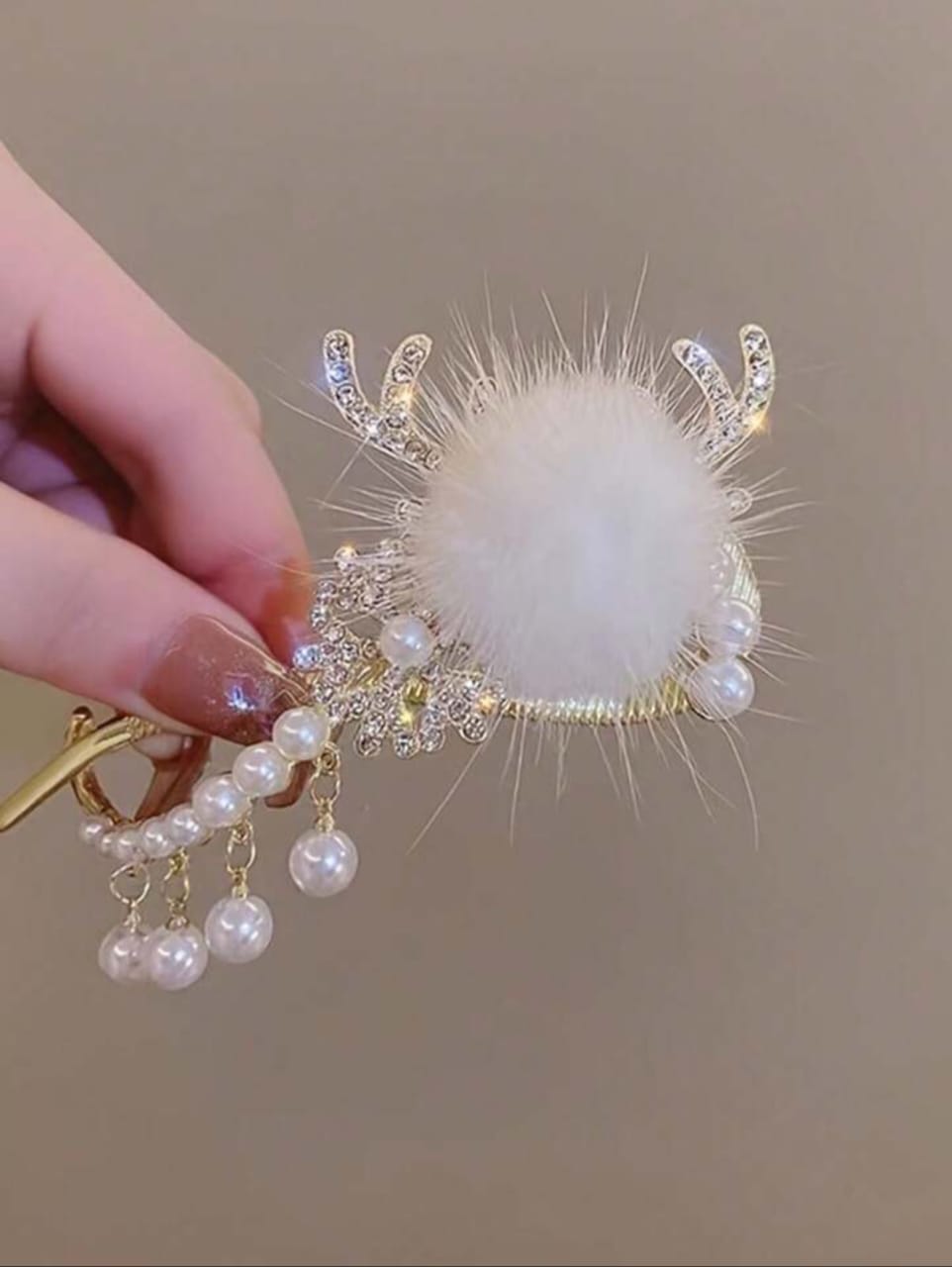 Winter Bloom Hair Clip
