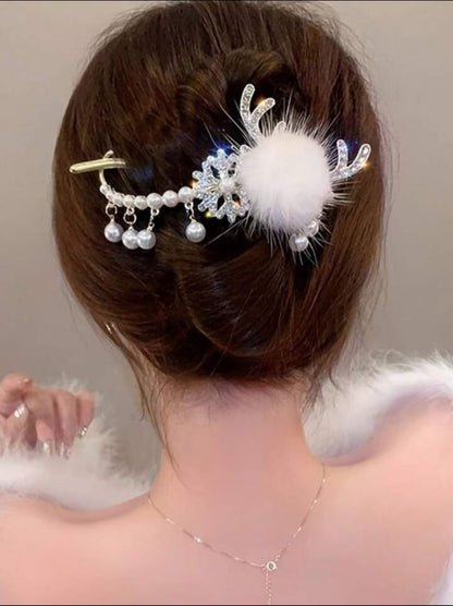 Winter Bloom Hair Clip