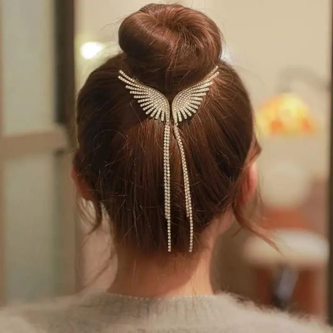 Celestial Wing Hair Comb Clip