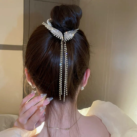 Celestial Wing Hair Comb Clip