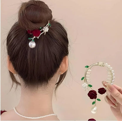 Rosé Heart Hair Clip