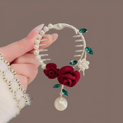 Rosé Heart Hair Clip