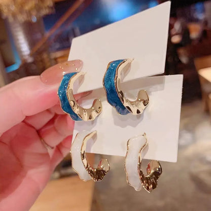 Abstract Drop Earrings