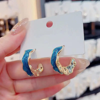 Abstract Drop Earrings