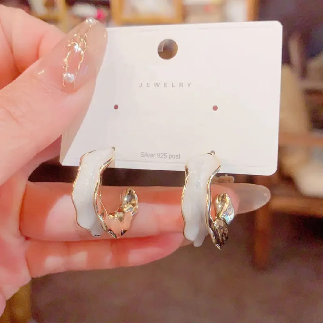 Abstract Drop Earrings