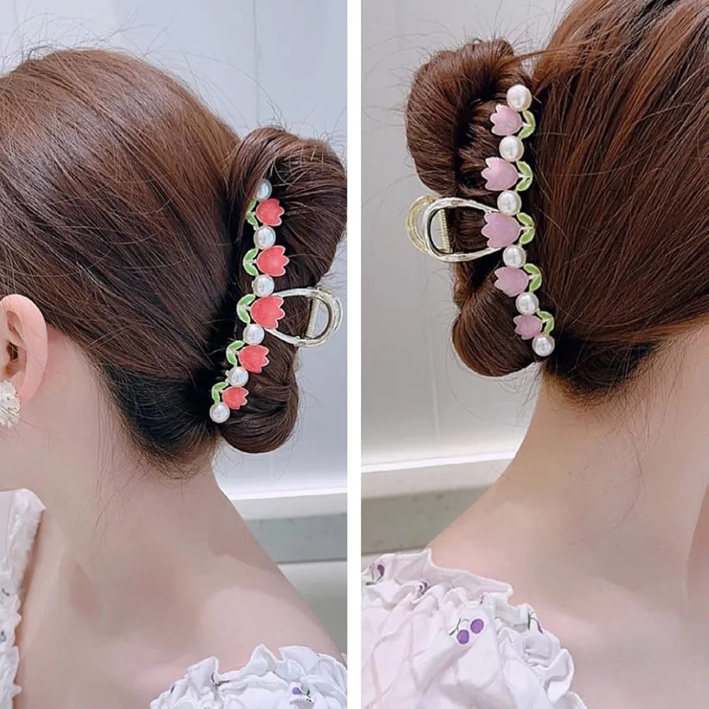 Floral Elegance  Hair Clip