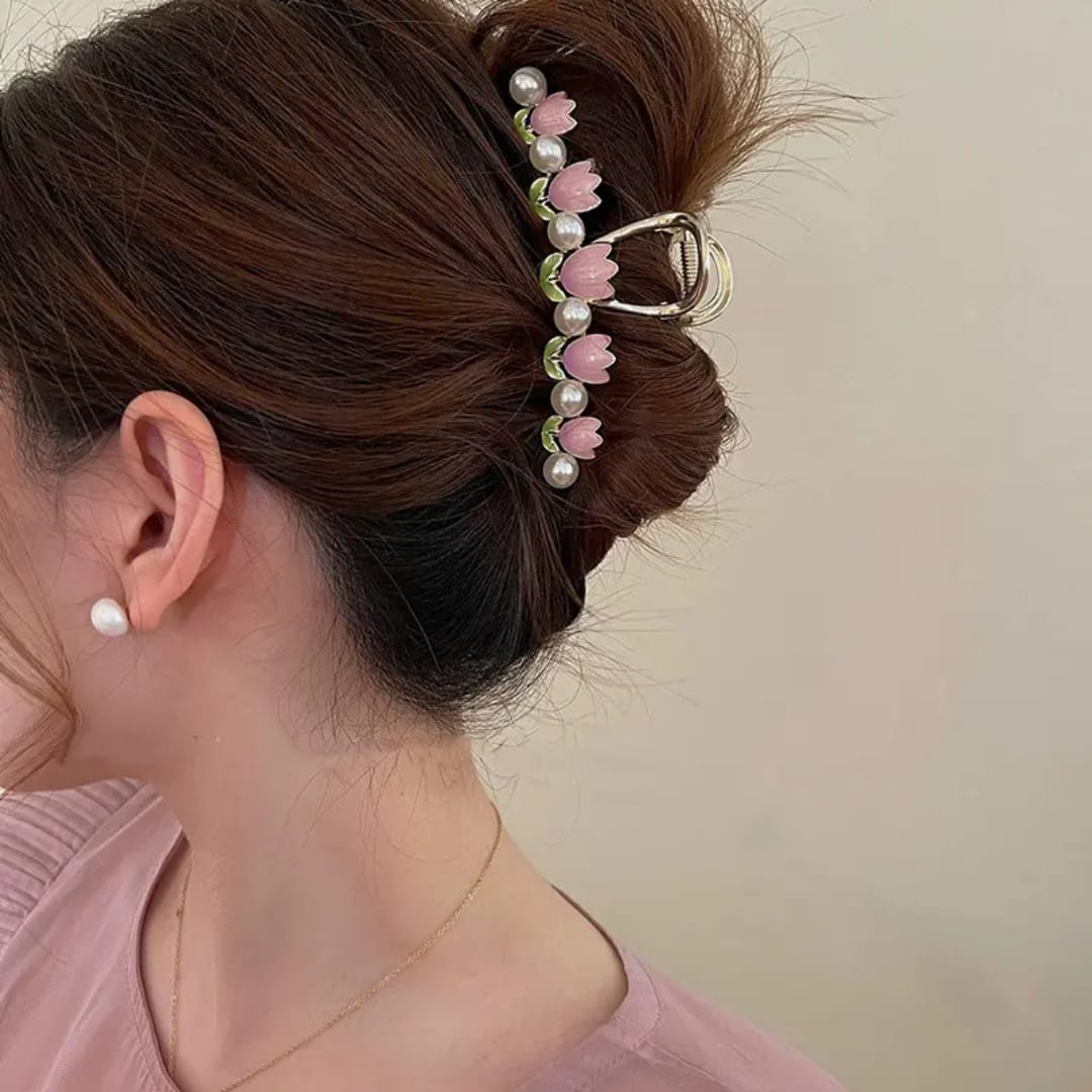 Floral Elegance  Hair Clip