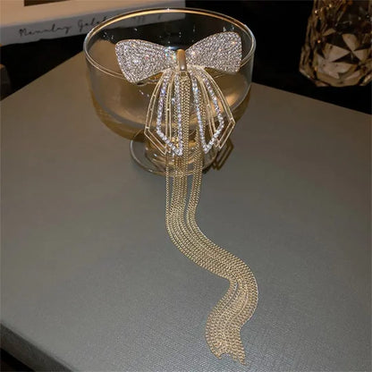 Glam Bow Cascade Hair Clip