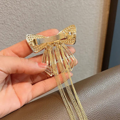 Glam Bow Cascade Hair Clip
