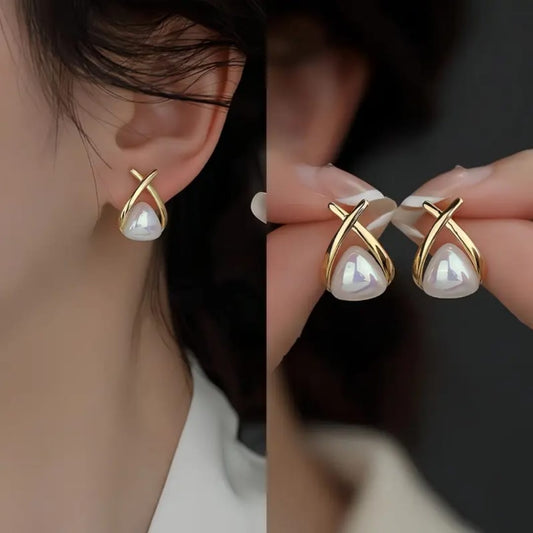 Pearl Twist Earrings