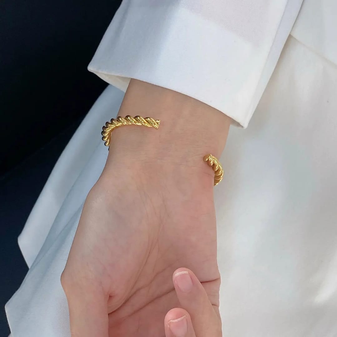 Twisted Rope Bangle
