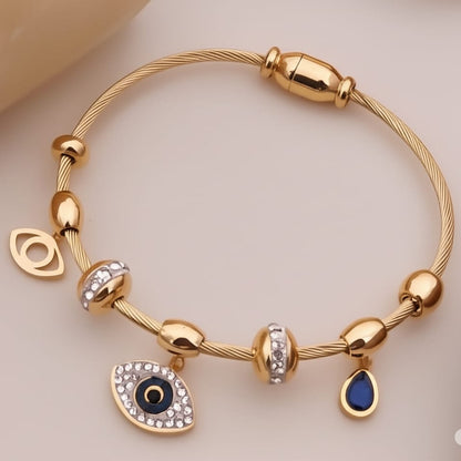 Gold-Toned Charm Bracelet