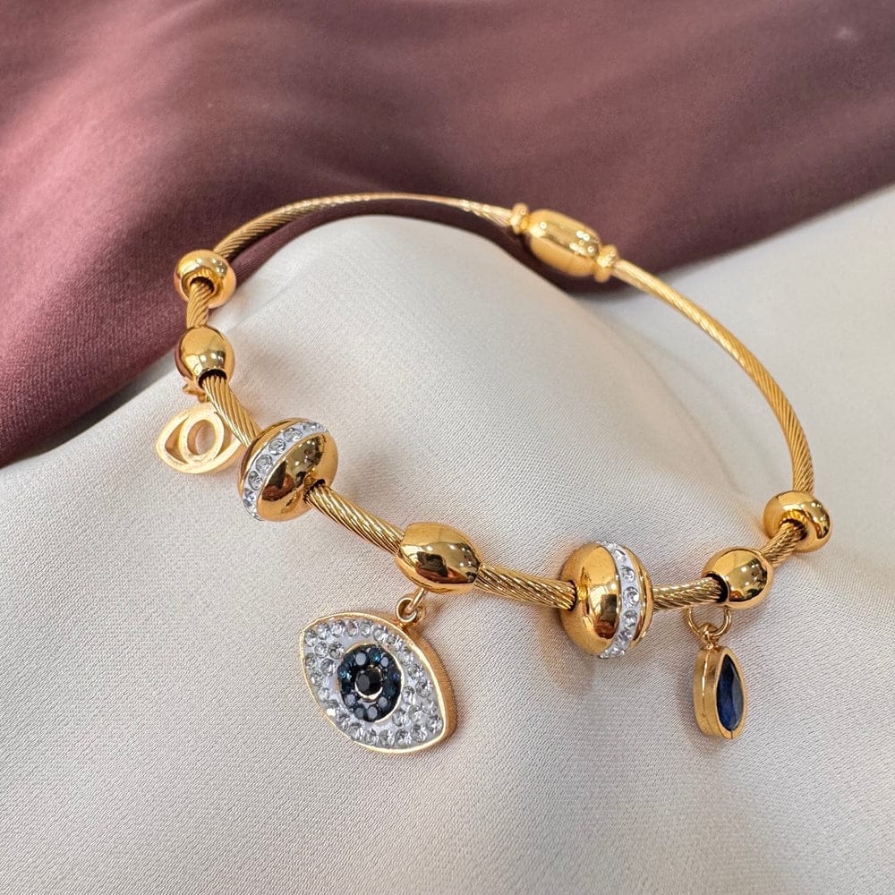 Gold-Toned Charm Bracelet