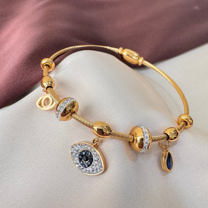 Gold-Toned Charm Bracelet