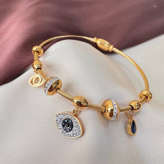 Gold-Toned Charm Bracelet